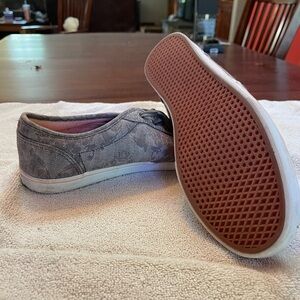 Gray patterned VANS sneakers